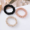 Crystal Handmade Hair Band And Ponytail Hair Accessories High Elasticity Minimalist Style
