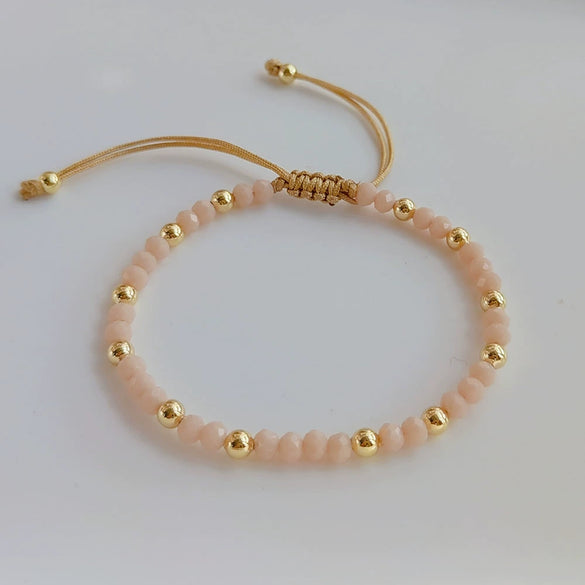 Crystal Handwoven Bracelet For Women In Ins Style