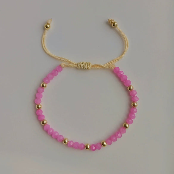 Crystal Handwoven Bracelet For Women In Ins Style