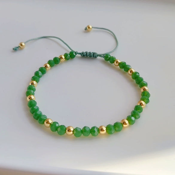 Crystal Handwoven Bracelet For Women In Ins Style