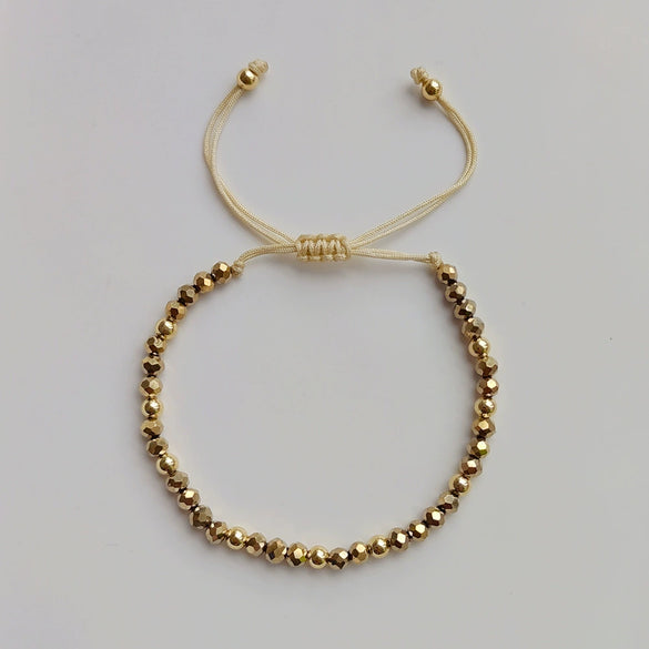 Crystal Handwoven Bracelet For Women In Ins Style