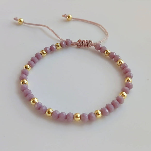 Crystal Handwoven Bracelet For Women In Ins Style
