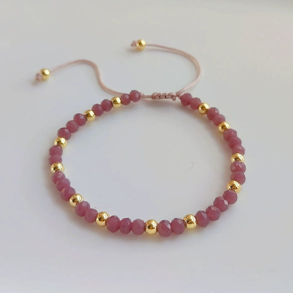 Crystal Handwoven Bracelet For Women In Ins Style