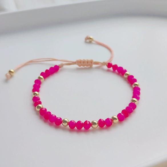 Crystal Handwoven Bracelet For Women In Ins Style