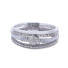 Crystal Leather Handwoven Bracelet With Leaves Pattern And Diamond Braid Design For Women