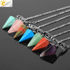 Crystal Quartz Pendulum For Prospecting And Healing With Electroplating Process