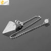 Crystal Quartz Pendulum For Prospecting And Healing With Electroplating Process