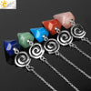 Crystal Quartz Pendulum For Prospecting And Healing With Electroplating Process