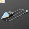 Crystal Quartz Pendulum For Prospecting And Healing With Electroplating Process