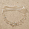 Crystal Rhinestone And Pearl Bridal Headband Handmade Wedding Hair Accessory For Women