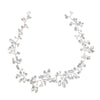 Crystal Rhinestone And Pearl Bridal Headband Handmade Wedding Hair Accessory For Women