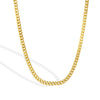 Cuban Chain Necklace Gold Electroplated Simple Street Style