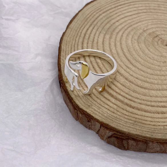 Cute Animal Alloy Unisex Open Rings