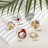 Cute Animal Alloy Unisex Open Rings