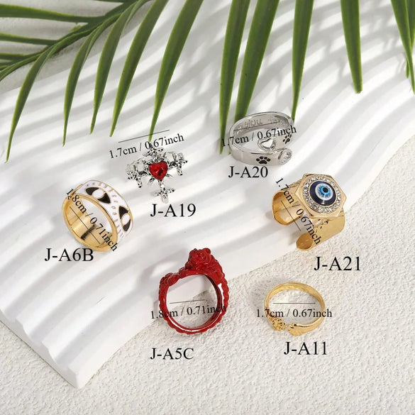 Cute Animal Alloy Unisex Open Rings