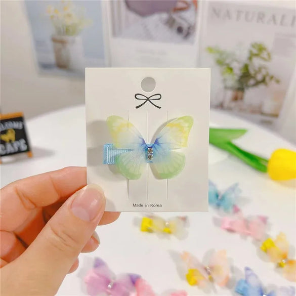 Cute Butterfly Chiffon Hair Clip
