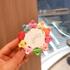 Cute Candy Color Floral Resin Hair Grip Clip Sweet Princess Style Painted Plastic Hair Accessory For Women And Girls