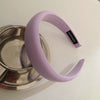 Cute Candy Color Wide Brim Sponge Headband Handmade Geometric Cloth Hair Accessory For Women Wholesale
