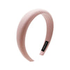 Cute Candy Color Wide Brim Sponge Headband Handmade Geometric Cloth Hair Accessory For Women Wholesale
