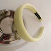 Cute Candy Color Wide Brim Sponge Headband Handmade Geometric Cloth Hair Accessory For Women Wholesale