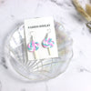 Cute Cartoon Candy Lollipop Ear Hook Earrings For Women Sweet Macaron Style Plastic And Resin Jewelry Wholesale