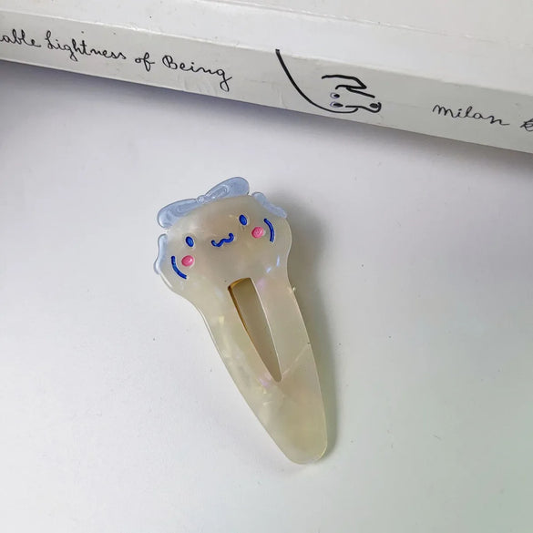 Cute Dog Acetic Acid Sheets Handmade Hair Clip