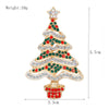 Cute Flower Enamel Brooch In Zinc Alloy With Dripping Oil Finish Simple Unisex Christmas Gift Jewelry