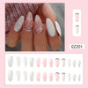 Cute French Style Sweet Cartoon Starry Sky Flower Plastic Nail Patches 1 Piece