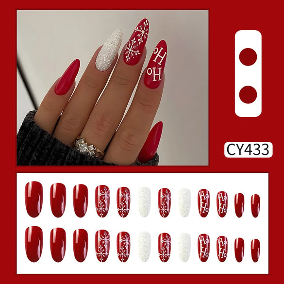 Cute French Style Sweet Cartoon Starry Sky Flower Plastic Nail Patches 1 Piece