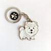 Cute Funny Dog Metal Unisex Keychain