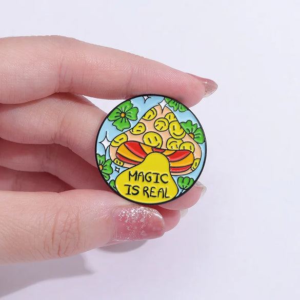 Cute Letter Flower Alloy Plating Unisex Brooches