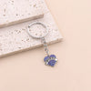 Cute Love Water Drop Bell Resin Keychain Pendant Cartoon Plastic Key Ornament With Semihandcrafted Design