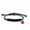 Cute Modern Style Customization Laser Engraving Apple 201 Stainless Steel Rope Cord String String Bracelets Wholesale
