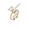 Cute Pearl Bear Earrings For Women Goldplated Stainless Steel Animal Stud Earrings With A Simple Fresh Style
