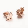Cute Rabbit Animal Cartilage Earrings For Women Electroplated Stainless Steel Ear Studs Fashion Jewelry Gift