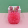 Cute Rabbit Ear Plush Bag Pendant Keychain