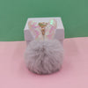 Cute Rabbit Ear Plush Bag Pendant Keychain