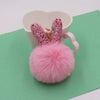 Cute Rabbit Ear Plush Bag Pendant Keychain