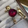 Cute Rhinestone Puppy Brooch Alloy Animal Lapel Pin For Men And Women Suit Coat Jewelry Accessory