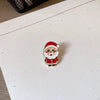 Cute Santa Claus Snowman Elk Alloy Enamel Unisex Brooches