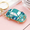 Cute Simple Style Color Block Resin Inlay Rhinestones Women'S Keychain