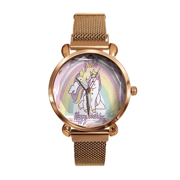 Cute Simple Style  Single Folding Buckle Quartz Kids Watches