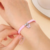 Cute Sweet Butterfly Nylon Metal Braid Women'S Bracelets