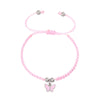 Cute Sweet Butterfly Nylon Metal Braid Women'S Bracelets