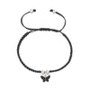 Cute Sweet Butterfly Nylon Metal Braid Women'S Bracelets