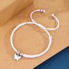 Cute Sweet Butterfly Nylon Metal Braid Women'S Bracelets