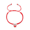 Cute Sweet Butterfly Nylon Metal Braid Women'S Bracelets