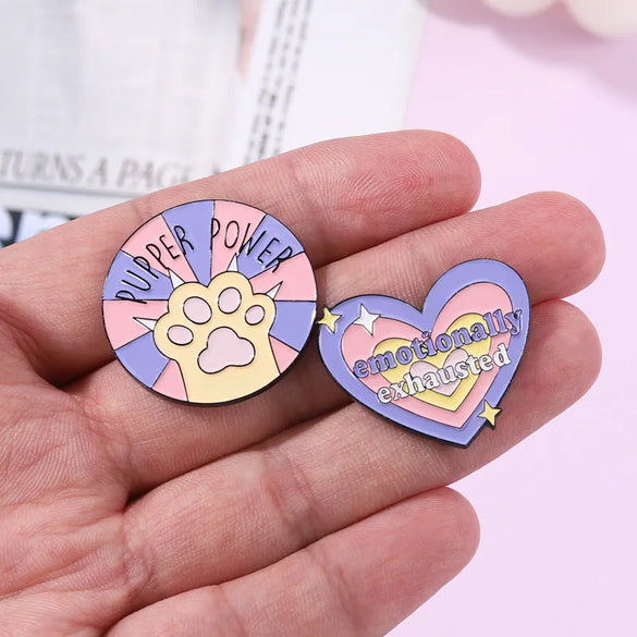 Cute Tortoise Letter Heart Shape Alloy Stoving Varnish Women'S Brooches