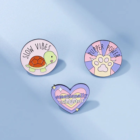 Cute Tortoise Letter Heart Shape Alloy Stoving Varnish Women'S Brooches