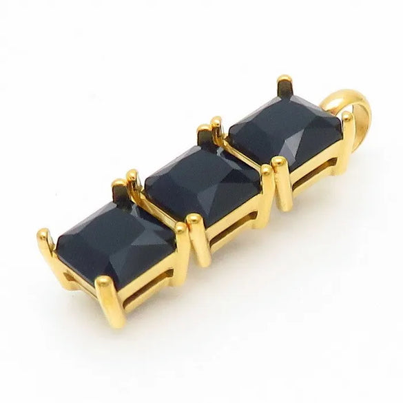 Wholesale Jewelry Cute Vacation Sparkly Titanium Steel Zircon 18K Gold Plated Inlay Jewelry Set